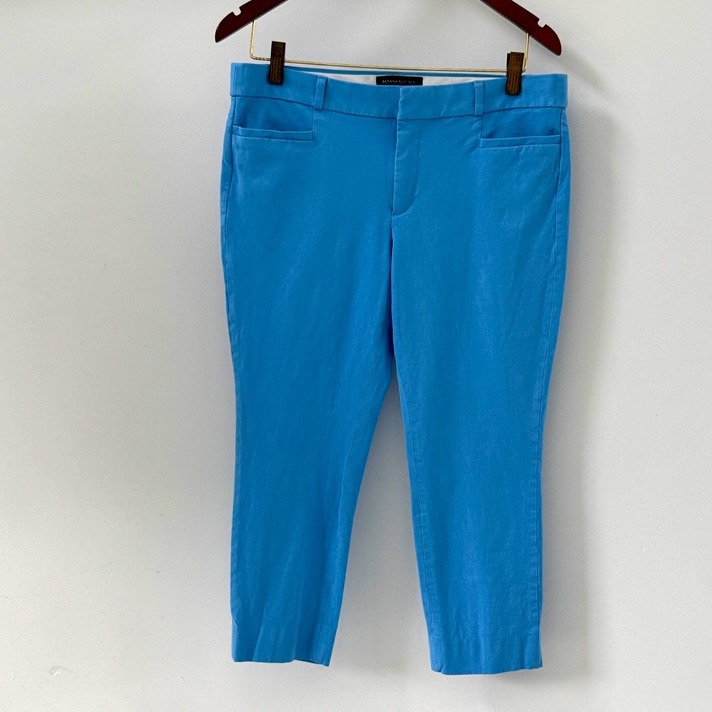 Banana Republic Sloan Crop Capri Pants – Petite 10 – Blue
